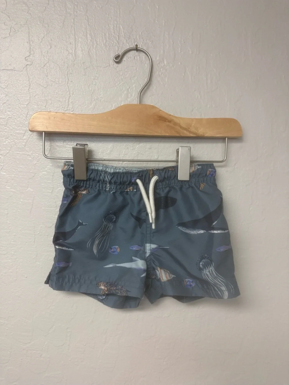 $12 ADD ON Toddler Little Planet Swim trunks 18M zara rugged butts h&m